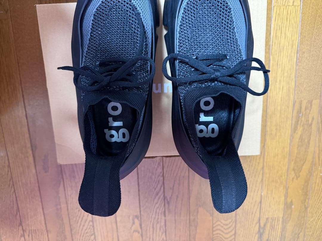 靴 grounds ORCA 24 black gray black paint