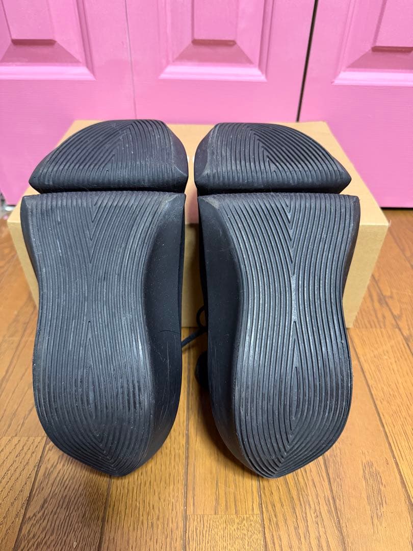 靴 grounds ORCA 24 black gray black paint