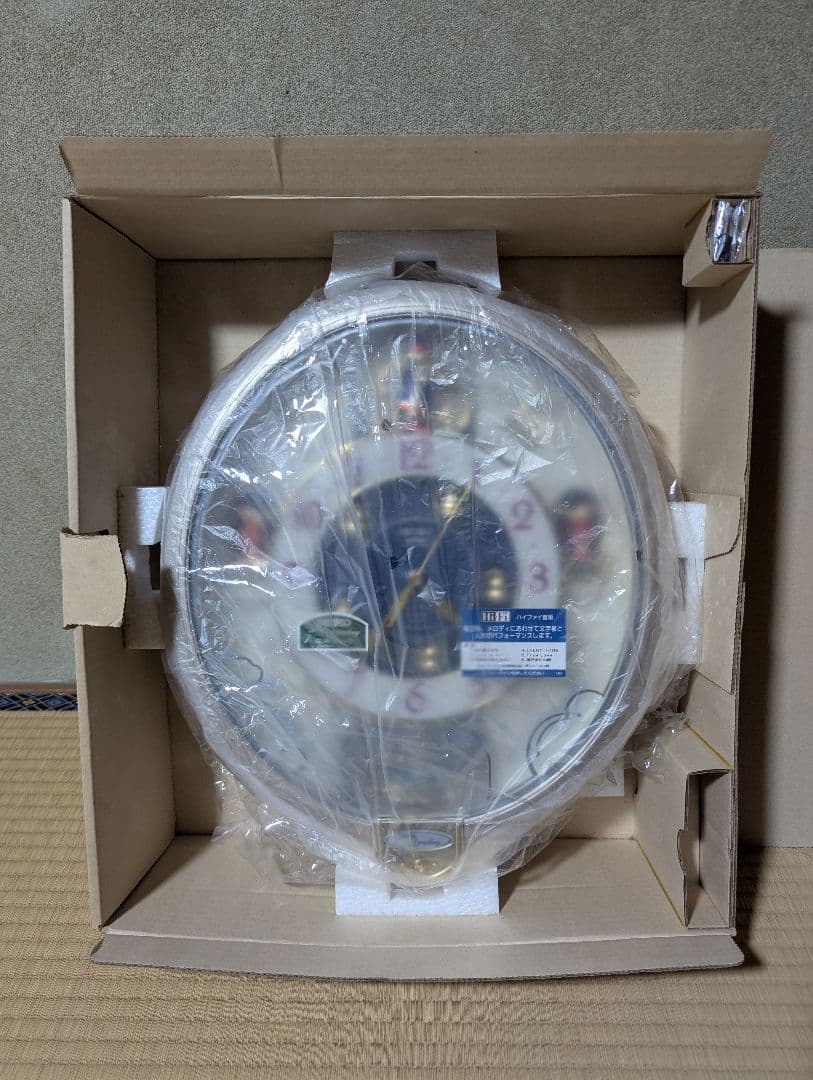 【未使用】SEIKO 電波時計 ウェーブシンフォニー RE555S からくり時計