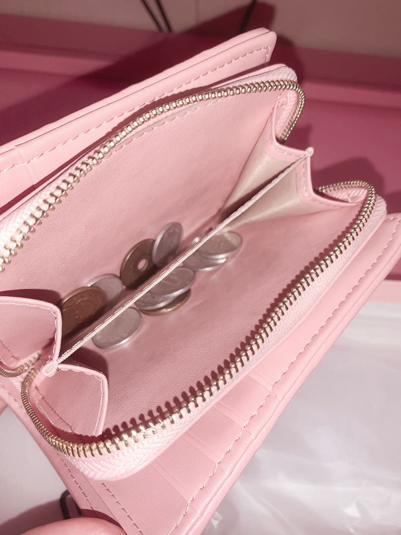 ♥ MIU MIU 二つ折り財布 マテラッセ ピンク♥
