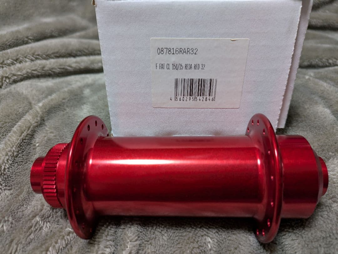 【値下げ】★未使用新品 ONYXファットバイク用フロントハブ RED