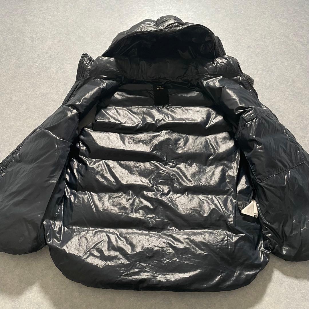 【高品質・人気】タトラス キルティング ダウンベスト ワッペン刺繍ロゴ 光沢