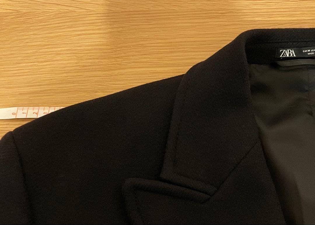 ZARA ザラ　ダブルブレスト　ウールブレンドコート　M 40 新品未使用品