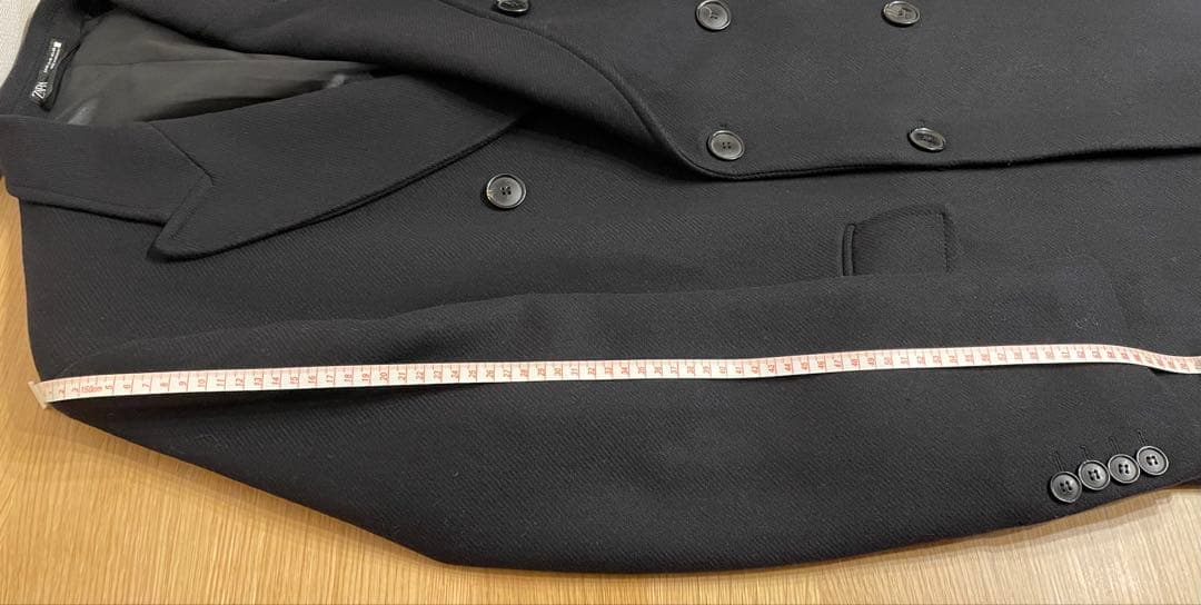 ZARA ザラ　ダブルブレスト　ウールブレンドコート　M 40 新品未使用品
