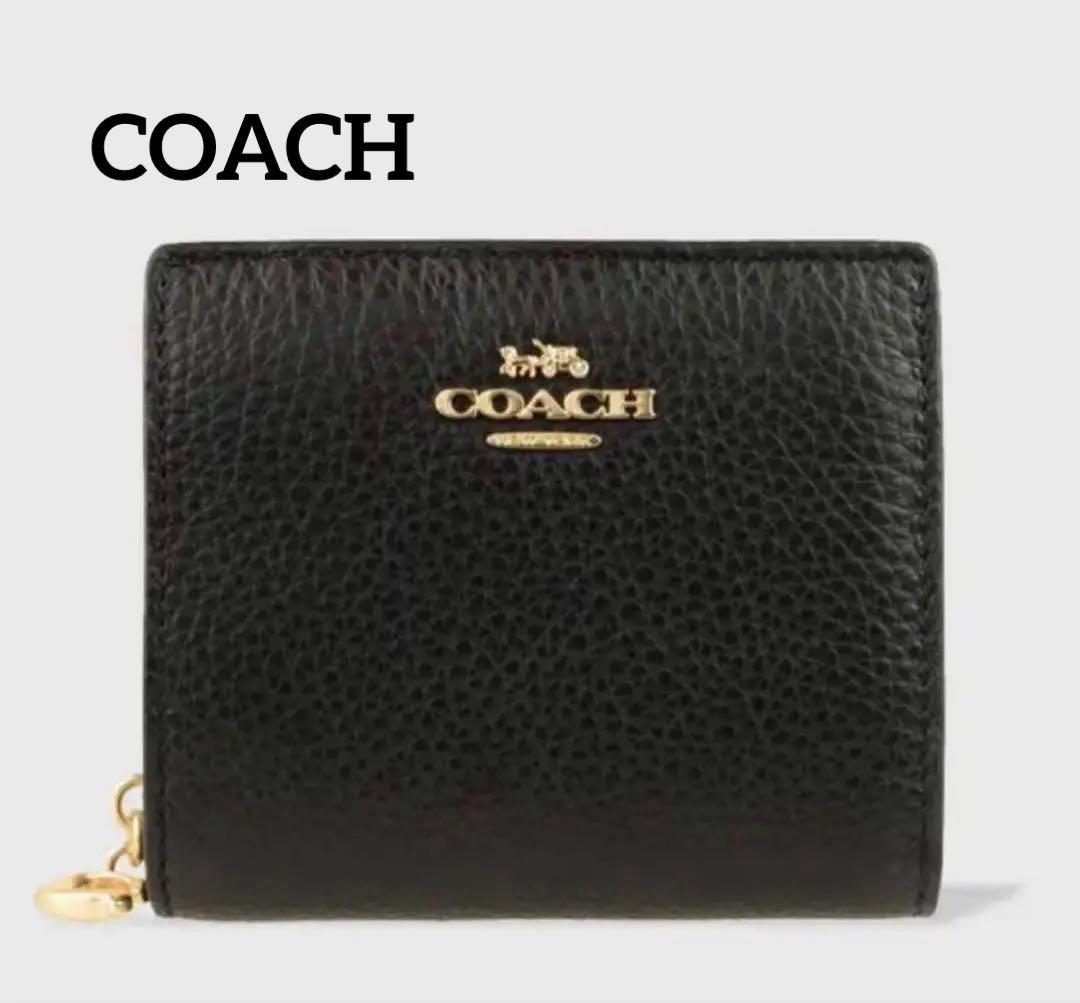 【新品未使用】COACH コーチ折り財布 メンズ レディース 二つ折り財布