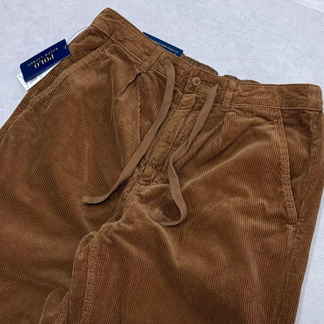 新品 25AW ポロラルフローレン プレップスター コーデュロイパンツ ブラウン