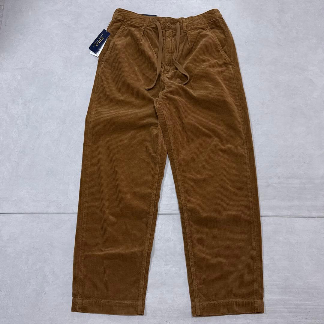 新品 25AW ポロラルフローレン プレップスター コーデュロイパンツ ブラウン