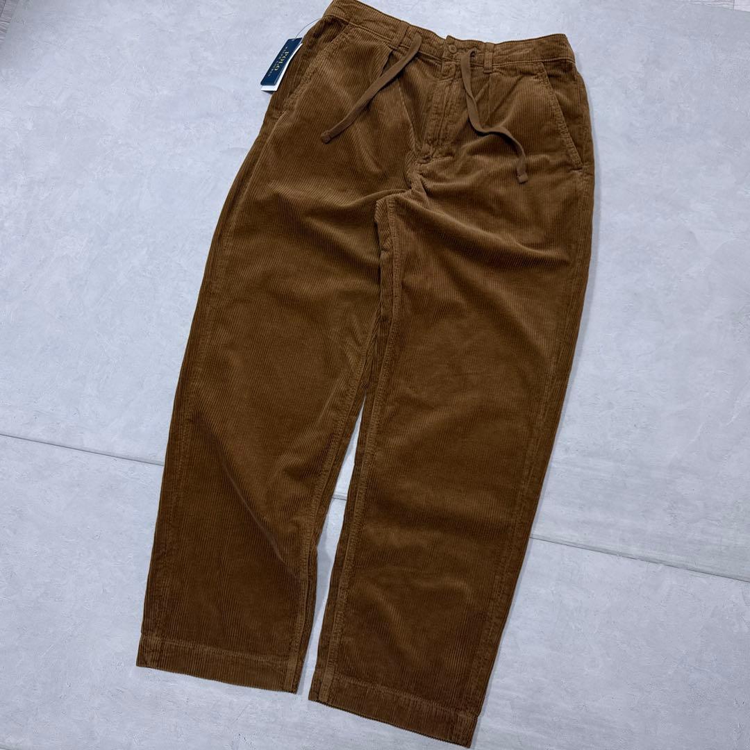 新品 25AW ポロラルフローレン プレップスター コーデュロイパンツ ブラウン