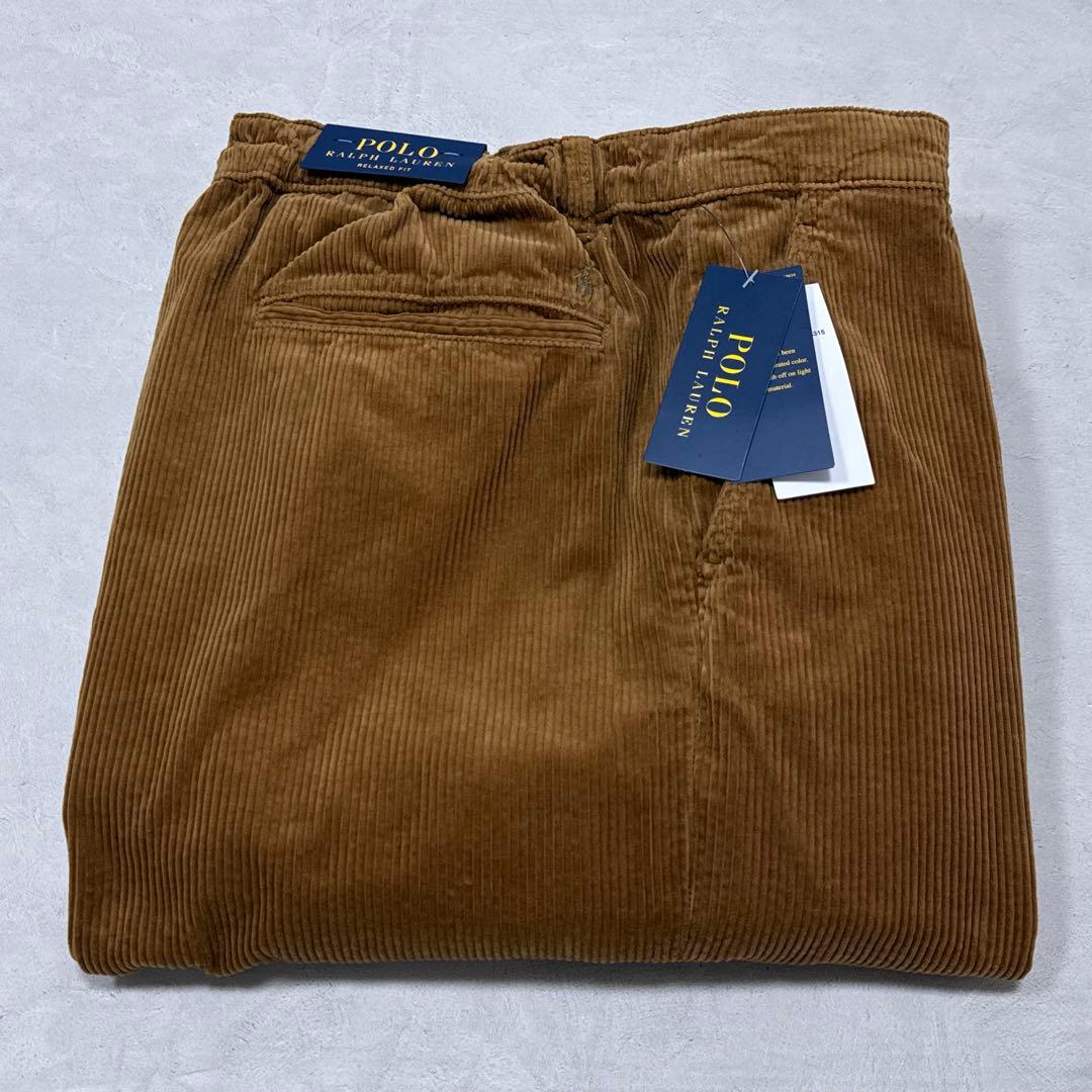 新品 25AW ポロラルフローレン プレップスター コーデュロイパンツ ブラウン