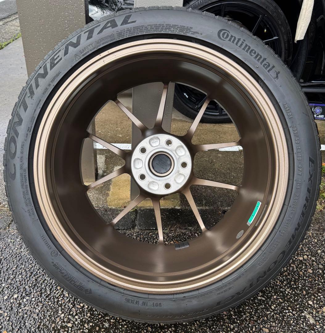 BBS RIA 033 18x8.5 48 5/114.3とコンチネンタルタイヤ