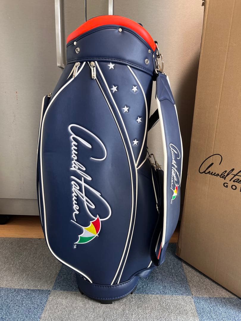 キャディーバッグ（A.パーマー）メーカー1点物ネイビーカラー