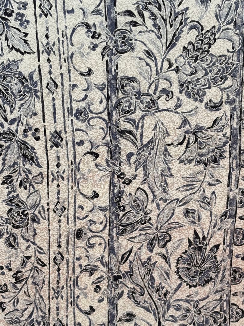 【ハッピー激安】限定品！正絹長襦袢ひとえ仕立バチ衿ポリ半衿付き