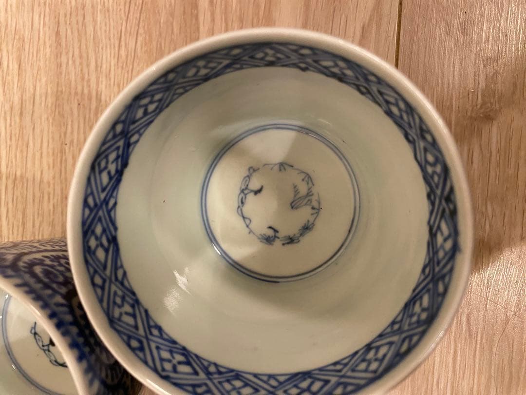 古伊万里　成化年製　そば猪口3客セット