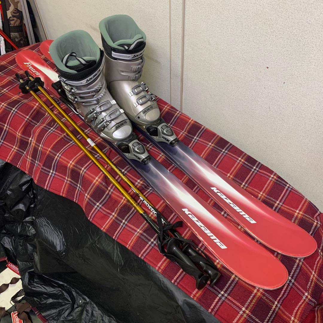 カザマ ミッドスキー ブーツ ストック付き