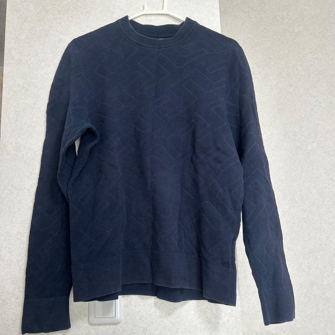 J.LINDEBERG ゴルフウェア　メンズ　セーター　ネイビー　S