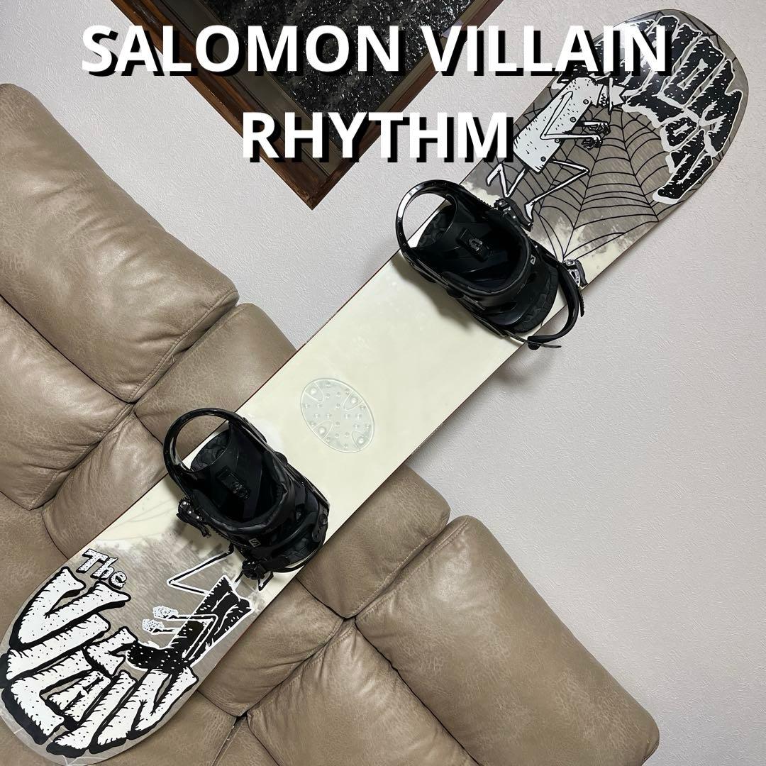 SALOMON VILLAIN 153 × SALOMON RHYTHM M