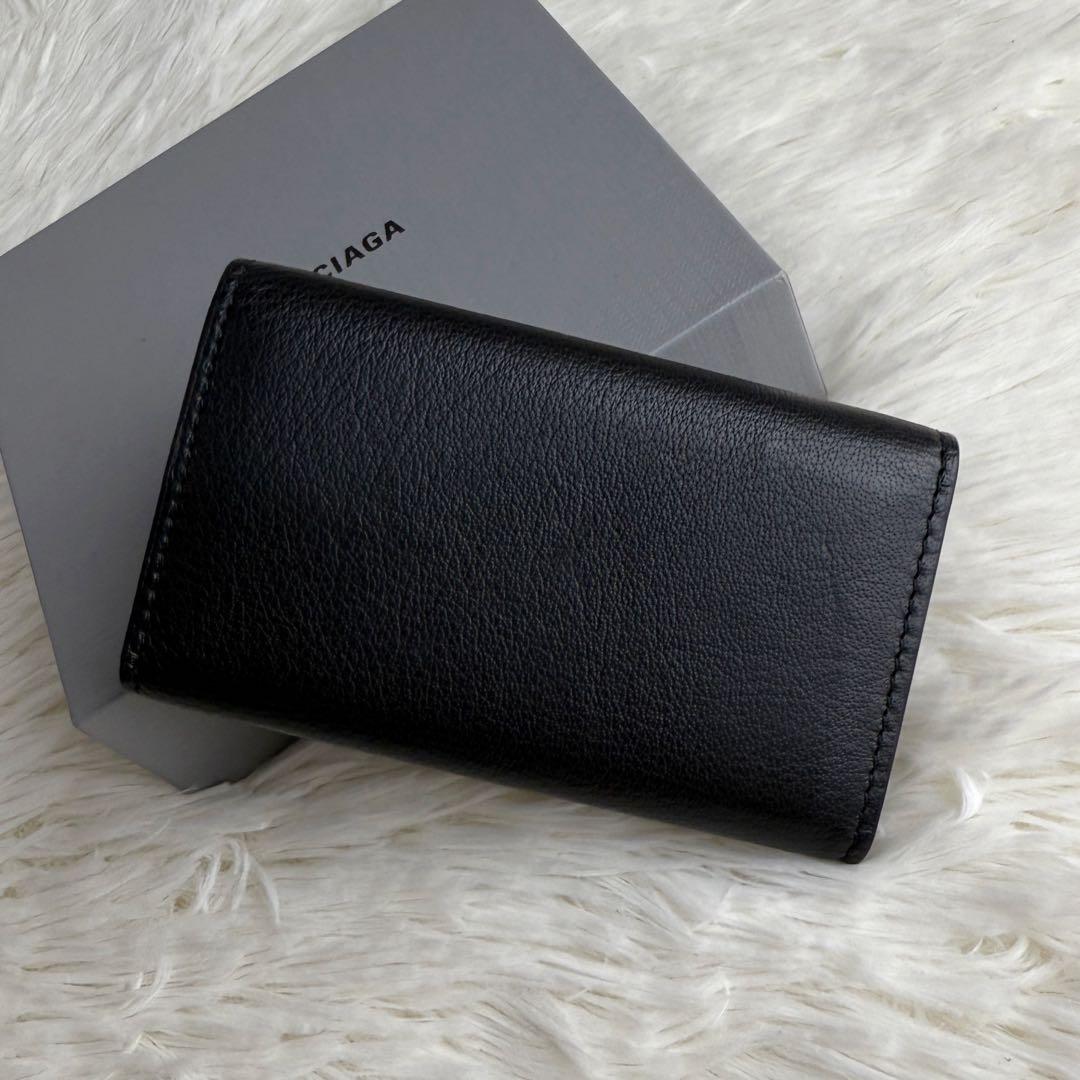 美品♡保存袋♡箱付♡BALENCIAGA バレンシアガ 6連キーケース リング