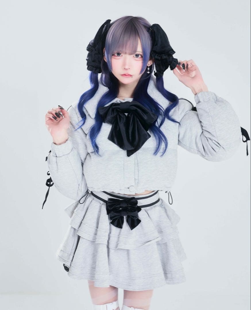 HIDOLATRAL THEODOL うさみみフリルリボン ブラック