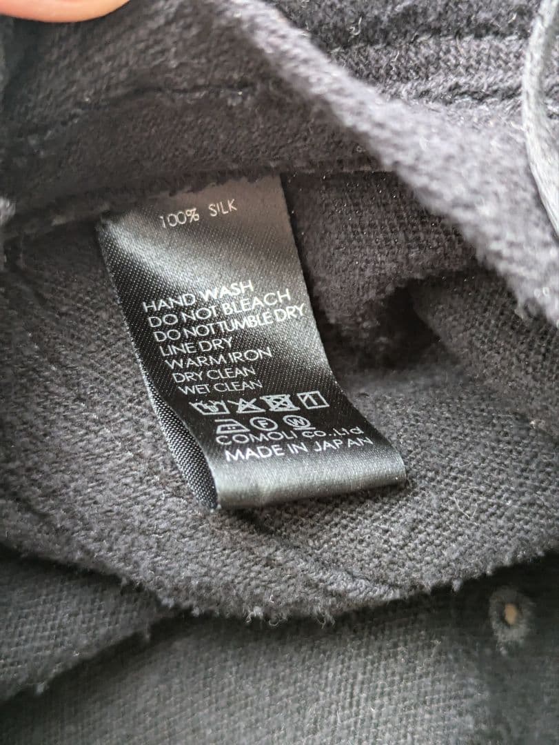 COMOLI コモリ シルクネップ ハット