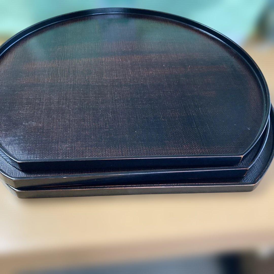 懐石膳　越前塗　10枚