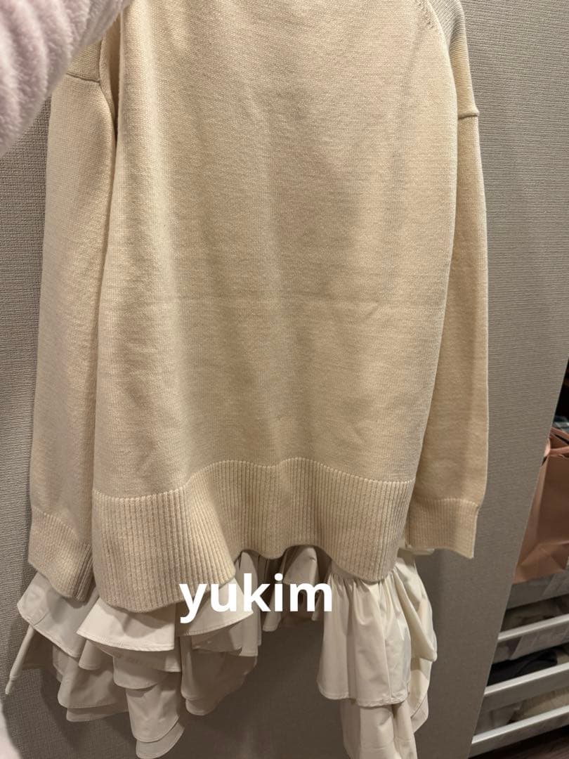 [まるんちゃん専用］JUSGLITTY 〈美香さん〉カーデ×ペプラムワンピセット