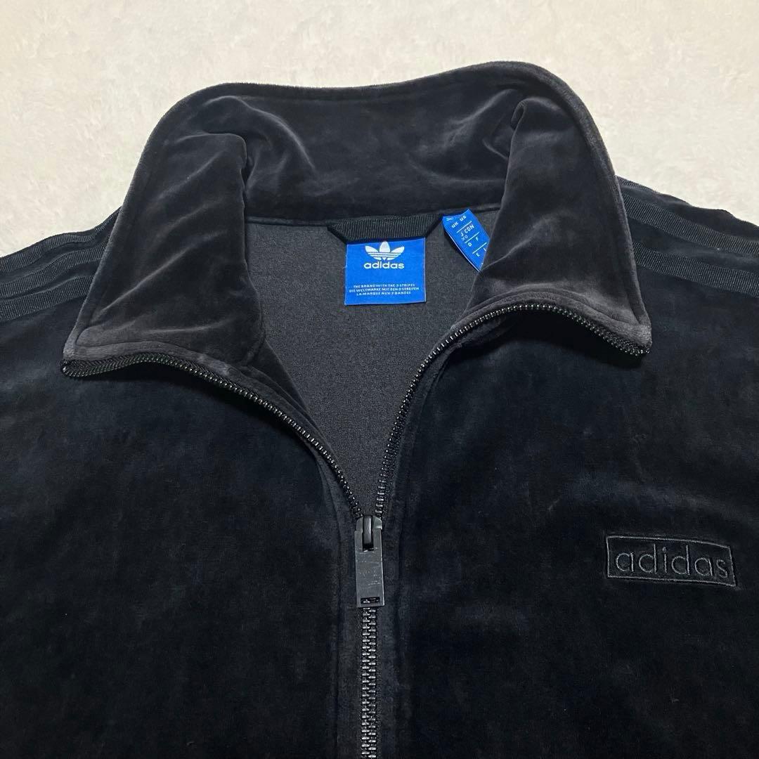 adidas アディダス　ベロア　トラックジャケット　ジャージ　XO