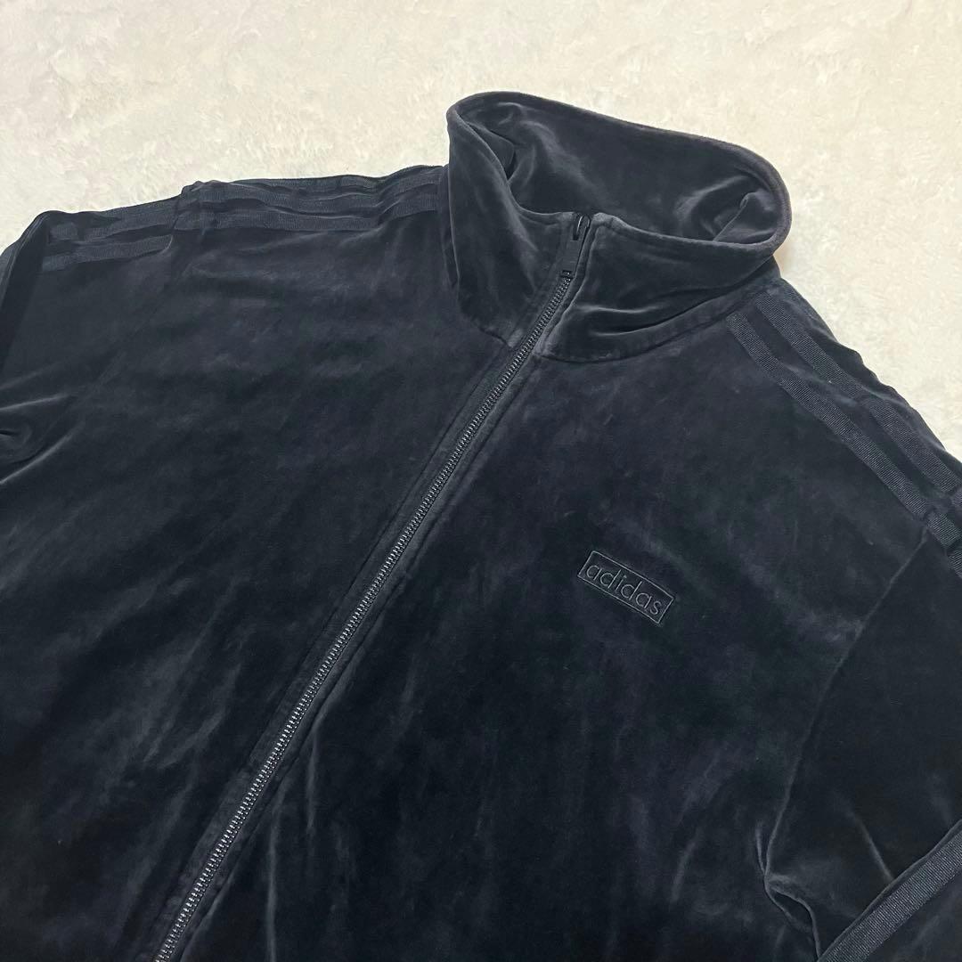adidas アディダス　ベロア　トラックジャケット　ジャージ　XO