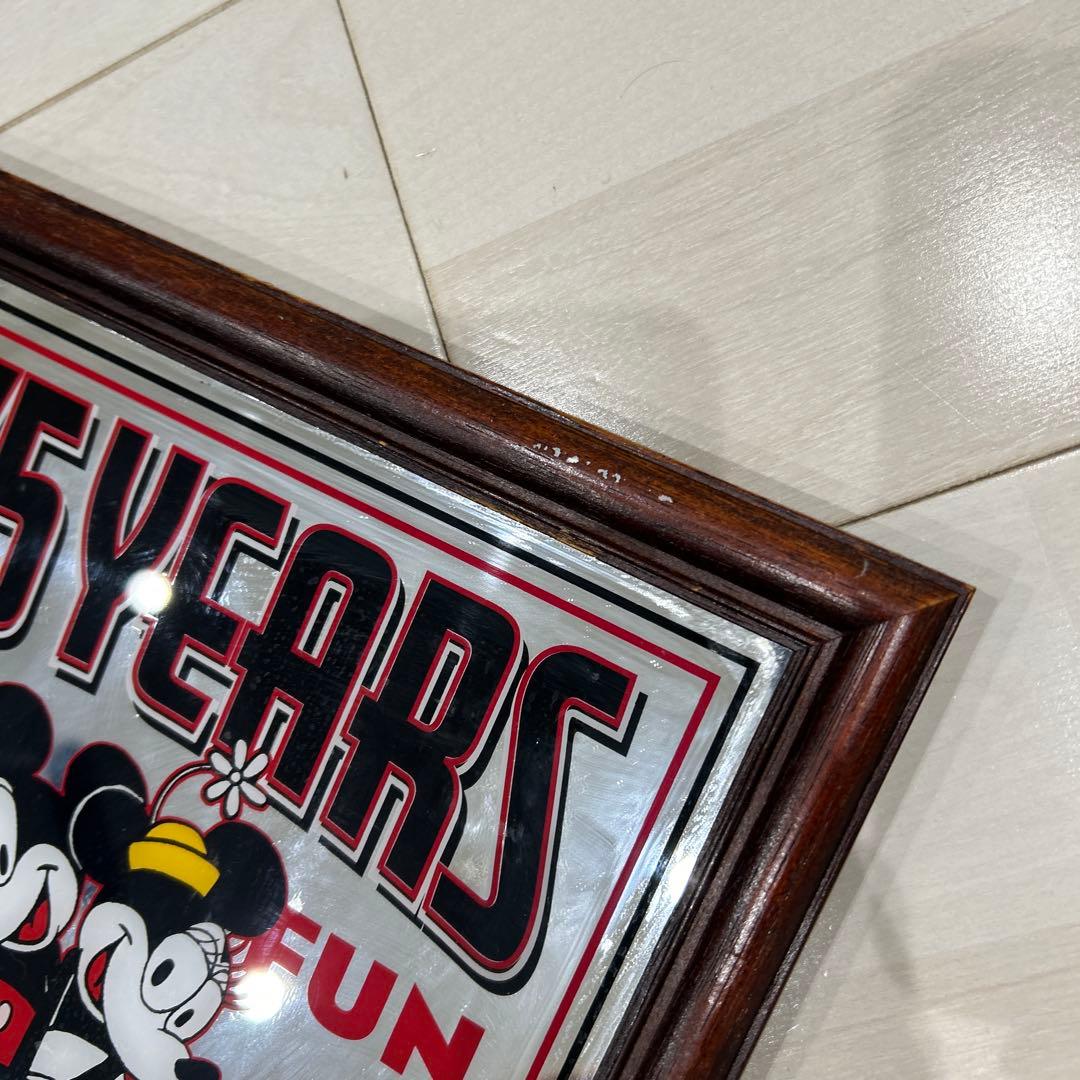 コカコーラ　パブミラー　ディズニーミッキーミニー　鏡