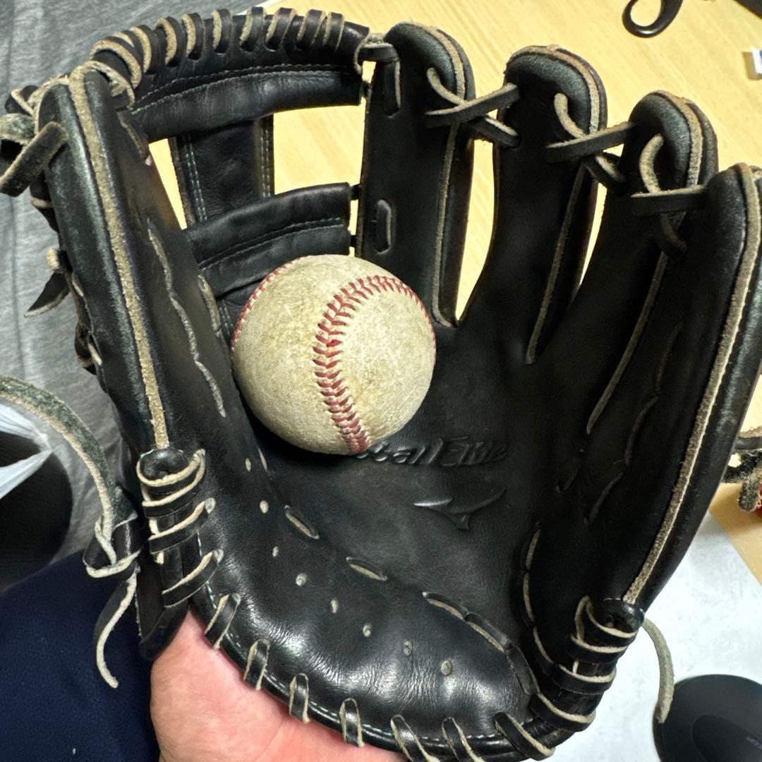 Global Elite 硬式グローブ 黒