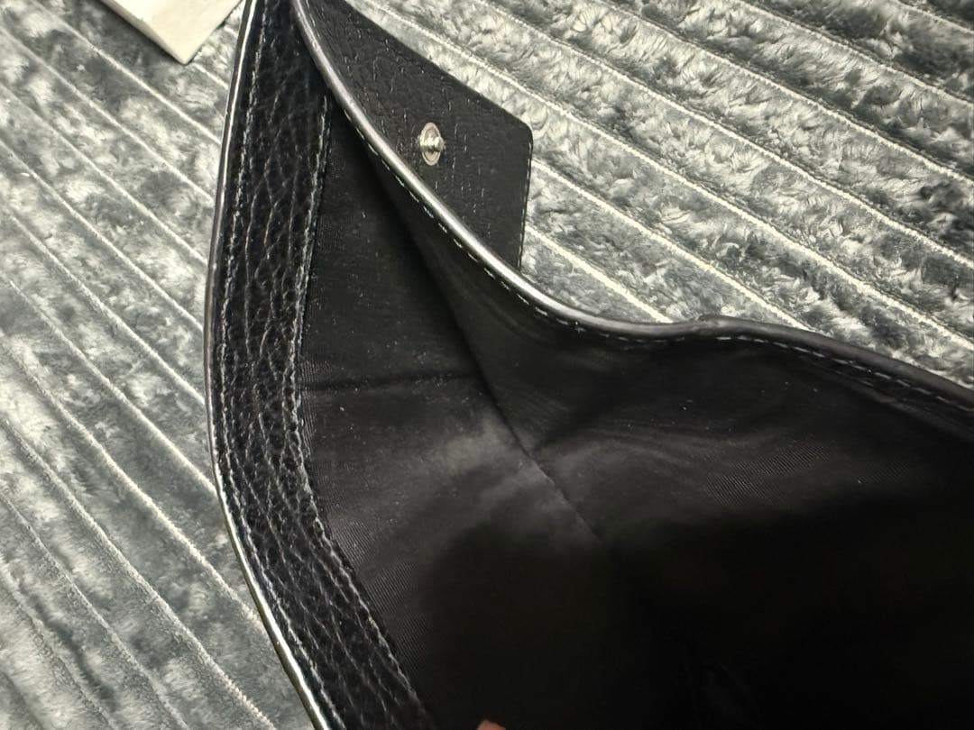 Maison Margielaブラック 三つ折り財布