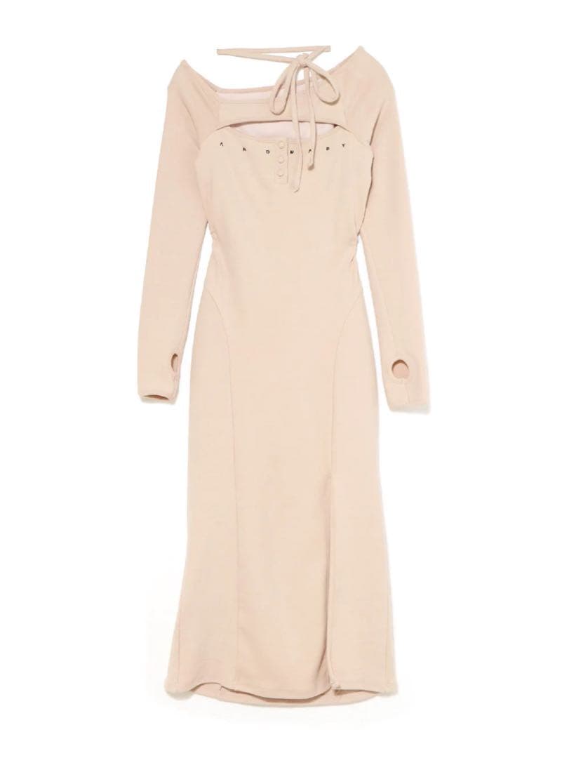 ワンピース andmary Laia oneshoulder dress pink