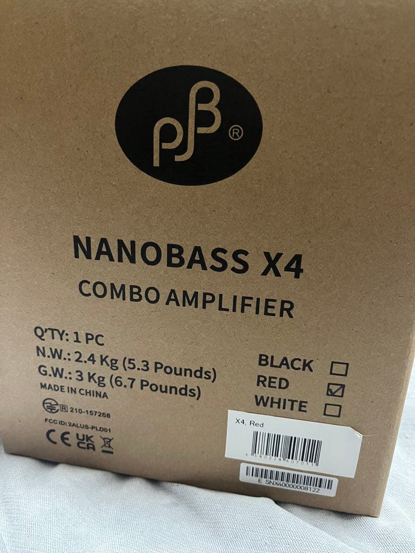 Phil Jones Bass NANOBASS X4 専用箱・付属品完備