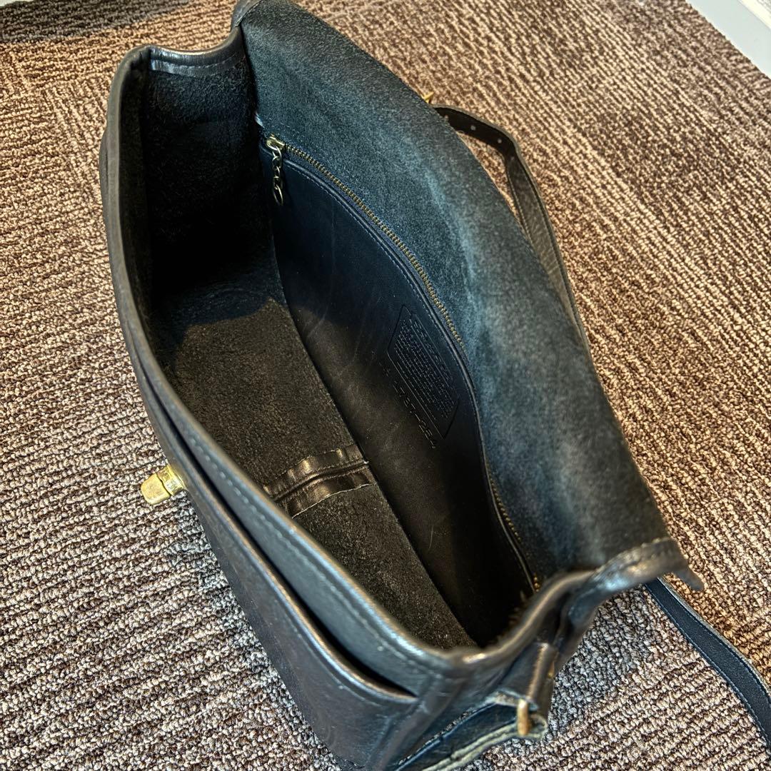 【オールドコーチ】80s OLD COACH ショルダーバッグ レザー ブラック