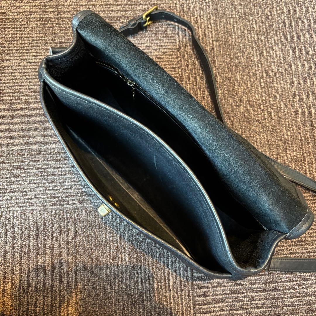 【オールドコーチ】80s OLD COACH ショルダーバッグ レザー ブラック