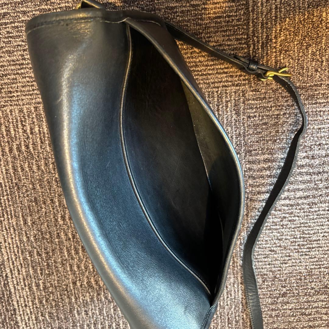 【オールドコーチ】80s OLD COACH ショルダーバッグ レザー ブラック