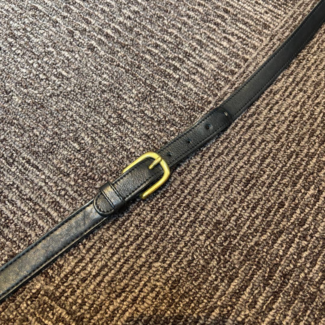 【オールドコーチ】80s OLD COACH ショルダーバッグ レザー ブラック