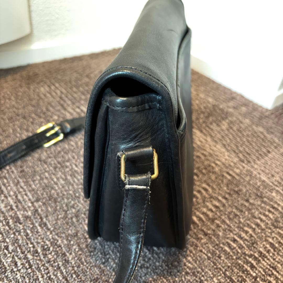 【オールドコーチ】80s OLD COACH ショルダーバッグ レザー ブラック