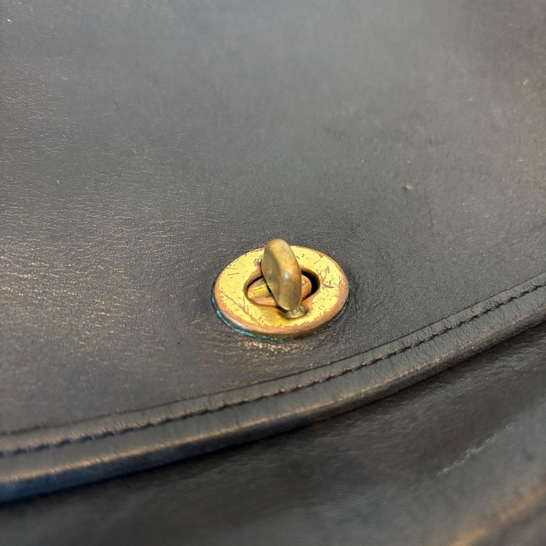 【オールドコーチ】80s OLD COACH ショルダーバッグ レザー ブラック