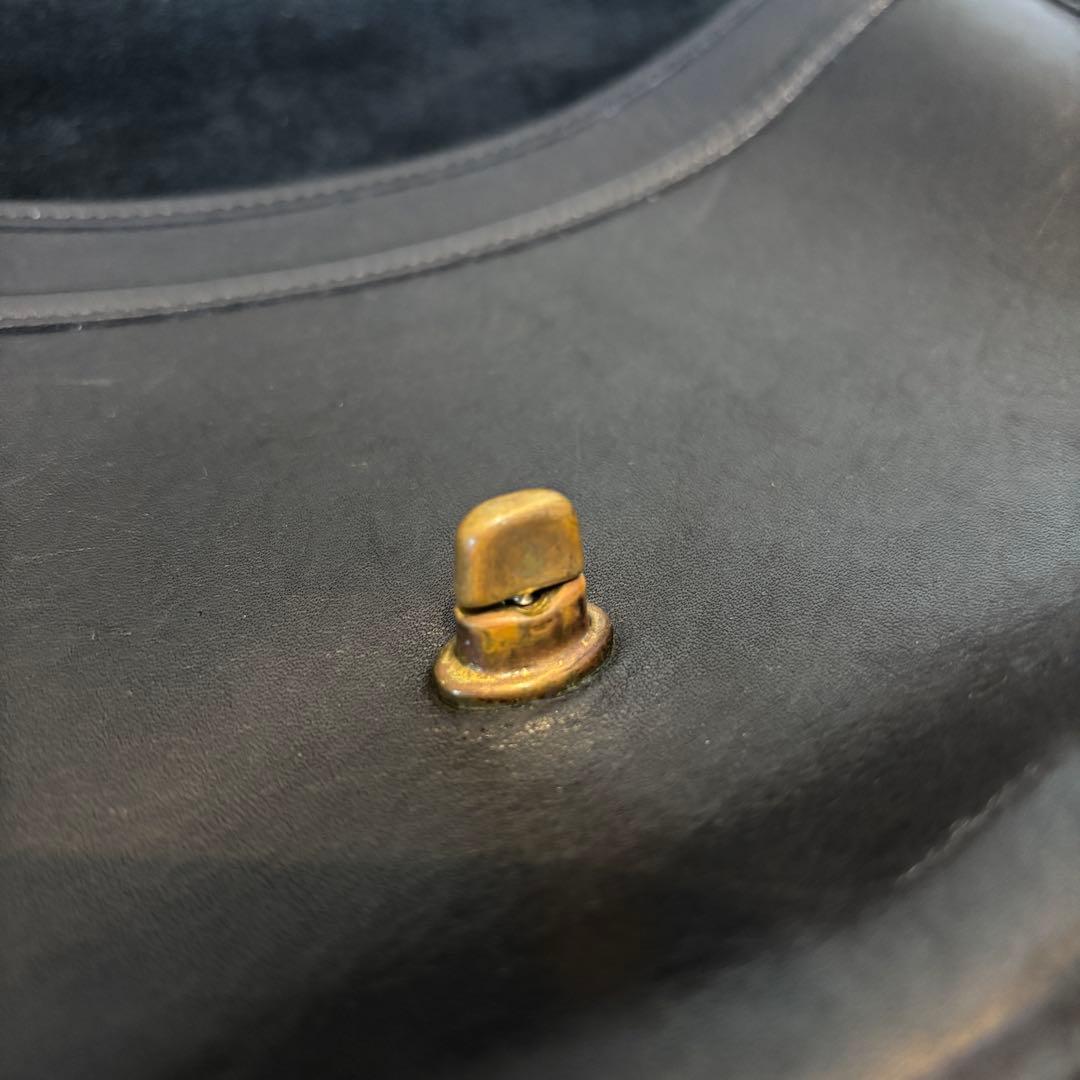 【オールドコーチ】80s OLD COACH ショルダーバッグ レザー ブラック