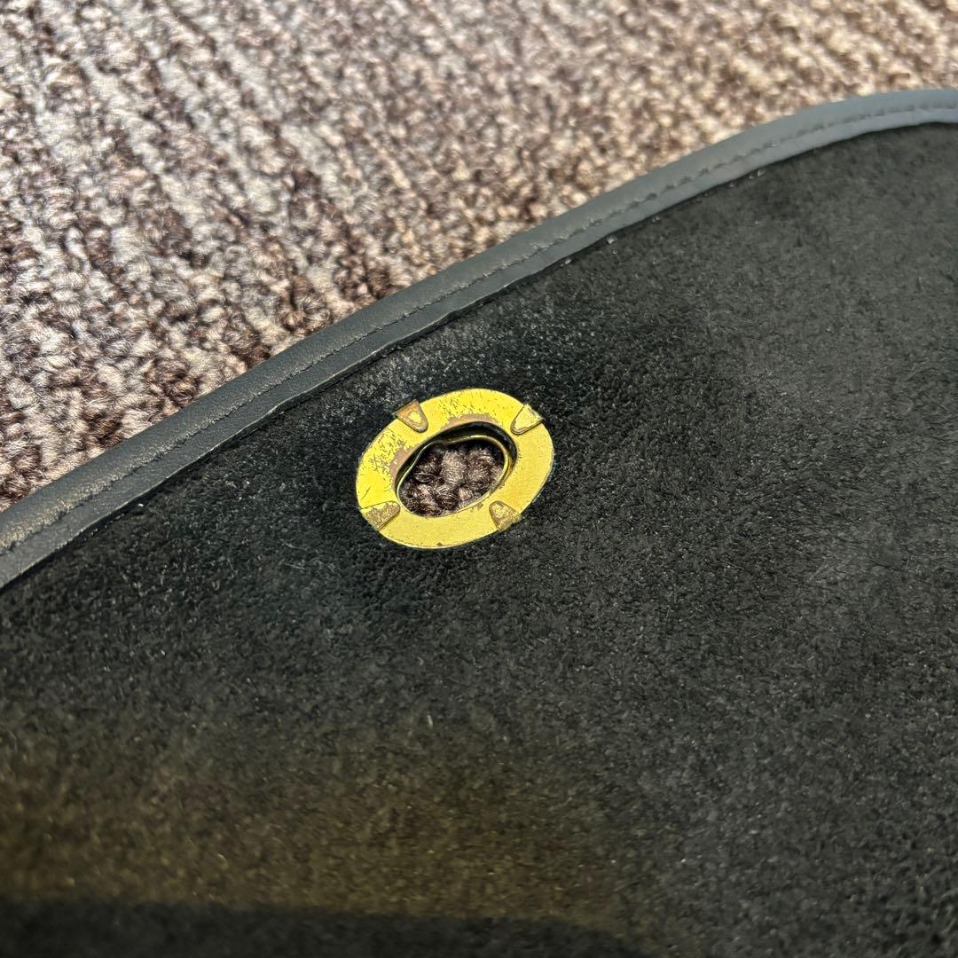 【オールドコーチ】80s OLD COACH ショルダーバッグ レザー ブラック