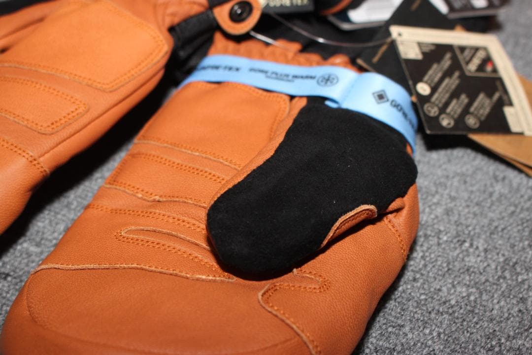 M　ノースフェイス　GORE-TEXゴアテックスミトングローブ手袋 革レザー