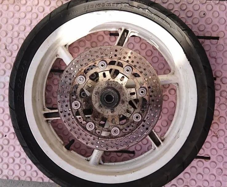 HONDA NSR250R 純正 フロントマグホイール 17インチ 白