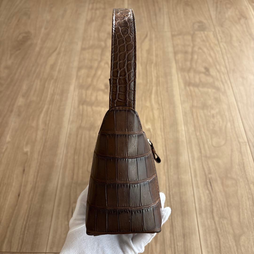 【新品未使用】YAMAGUCHI クロコダイル ショルダーバッグ JRA認定