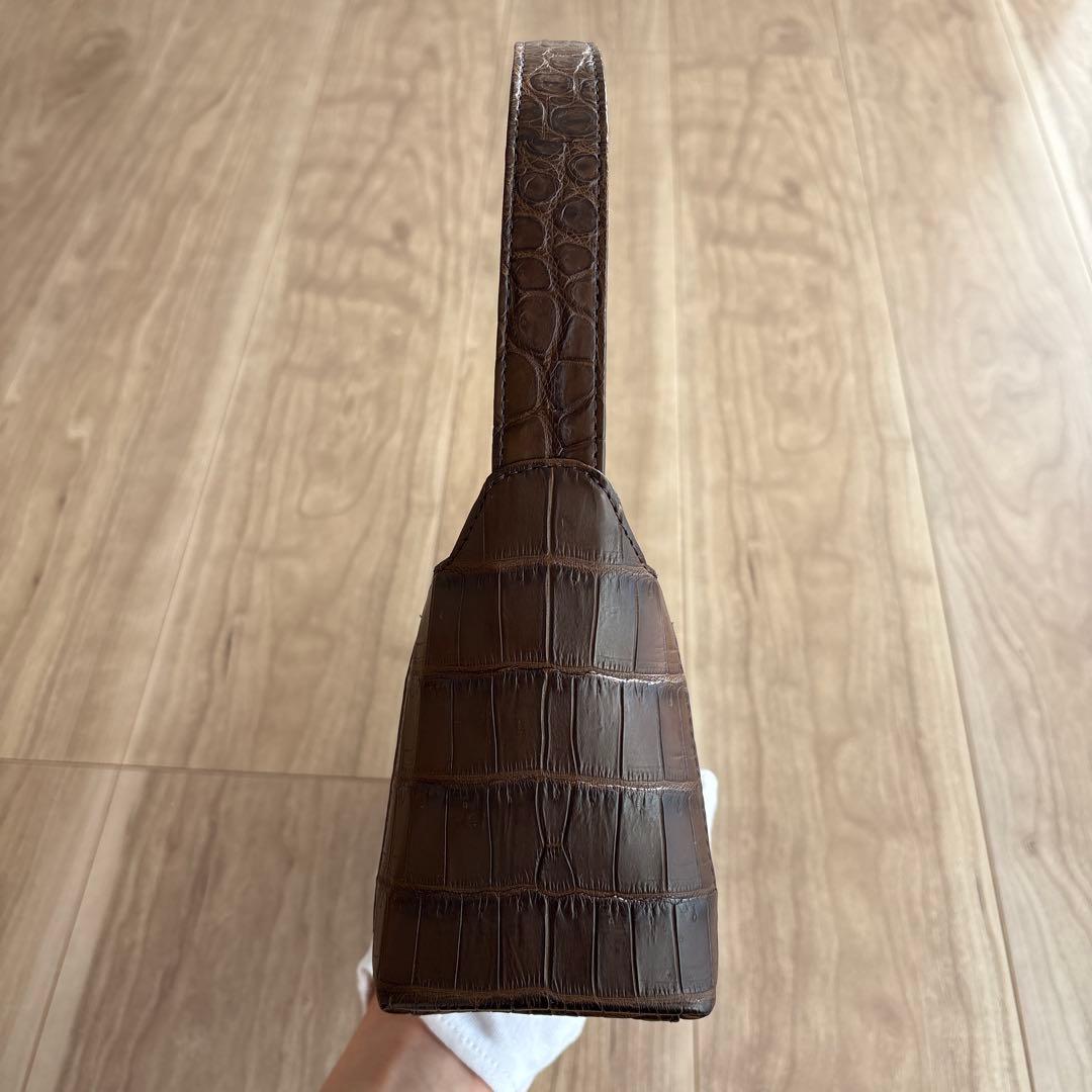 【新品未使用】YAMAGUCHI クロコダイル ショルダーバッグ JRA認定