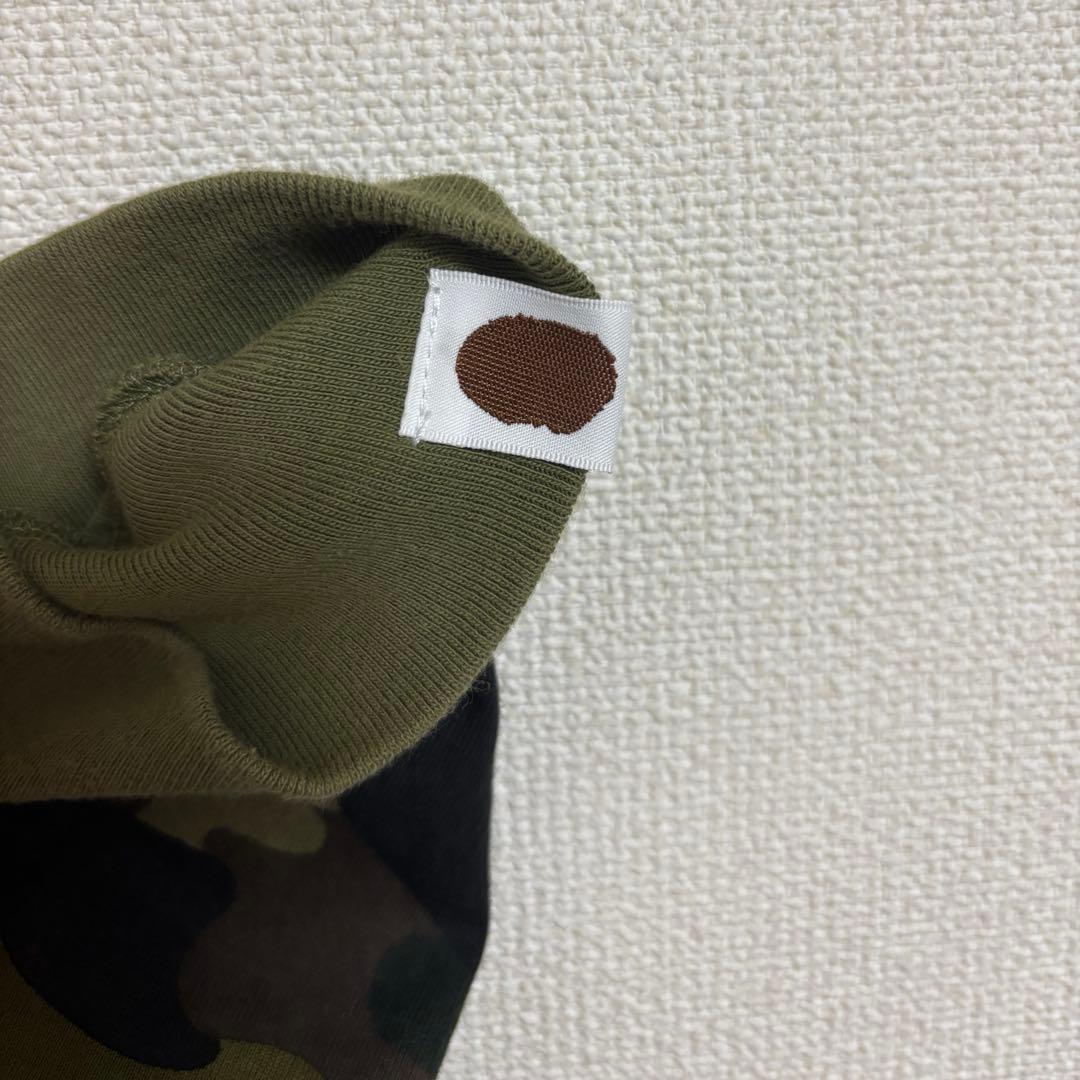 A Bathing Ape 迷彩柄 ロングTシャツ XL
