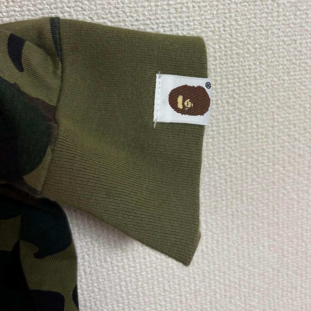 A Bathing Ape 迷彩柄 ロングTシャツ XL