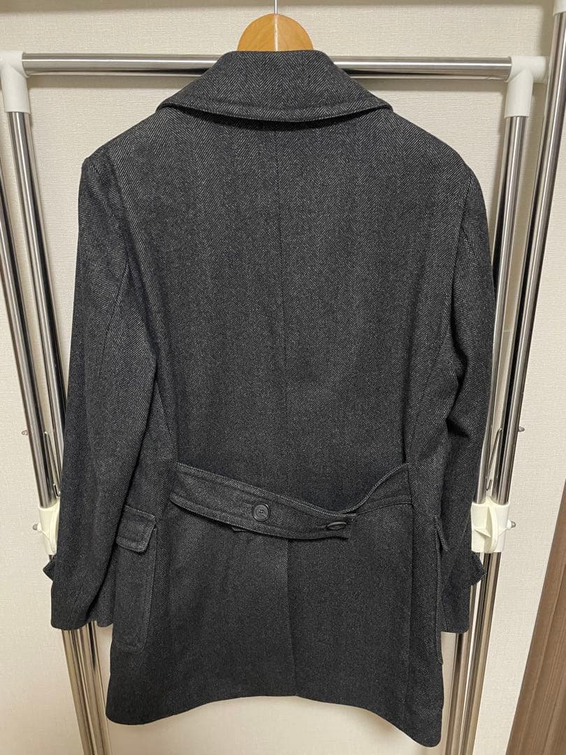 美品 L.B.M.1911 エルビーエム1911 カーコート 46 ヘリンボーン