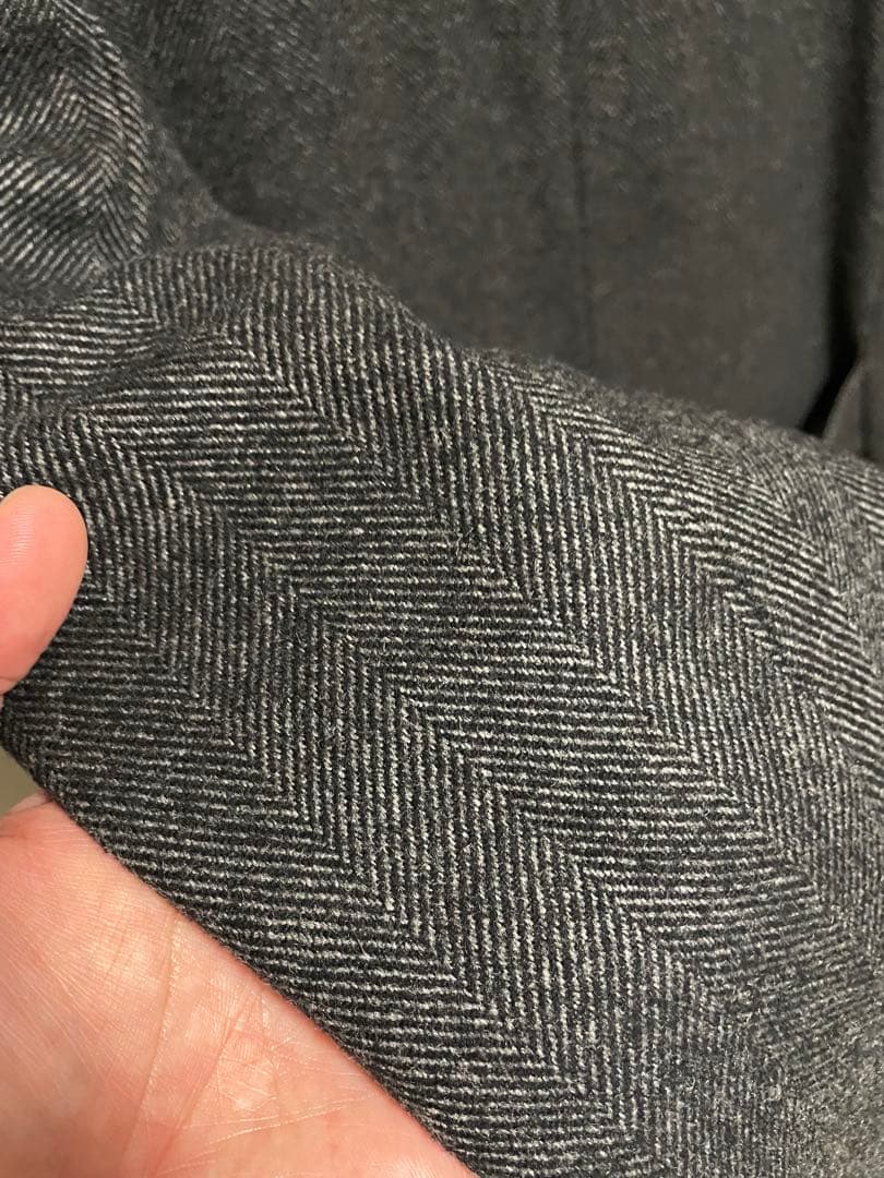 美品 L.B.M.1911 エルビーエム1911 カーコート 46 ヘリンボーン