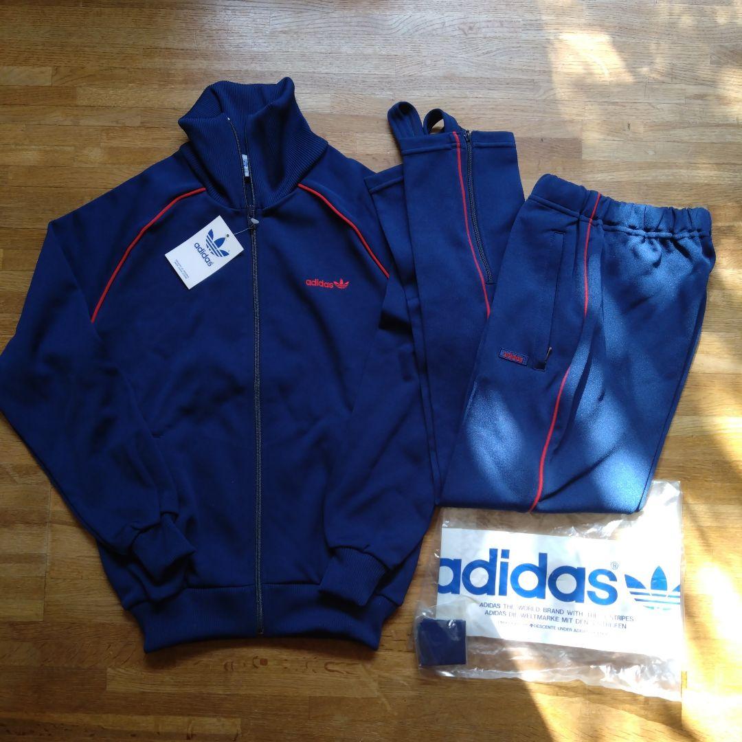 デッドストック オールドアディダス 上下セット 80sデサント (オリジナルス)