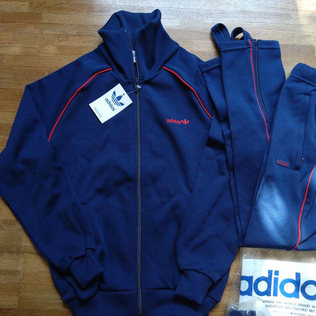 デッドストック オールドアディダス 上下セット 80sデサント (オリジナルス)